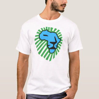 Blue Lion Green Mane Waka Waka Shirt