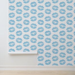 Blue Lips, Pattern Of Lips, Blue Lipstick, Kiss Wallpaper