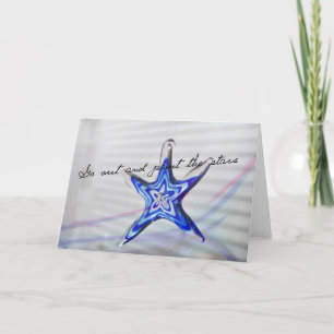 BLUE LIQUID Greeting Card