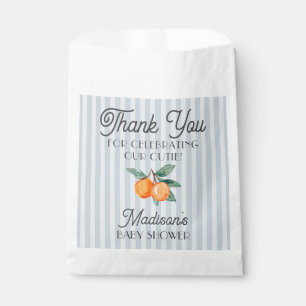 Blue Little Cutie Citrus Baby Shower Cookie Favour Bags