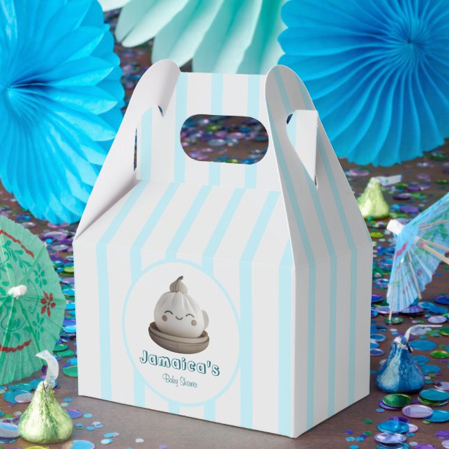 Blue Little Dumpling Baby Shower Favour Box (Party)