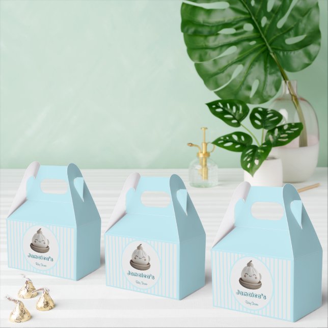 Blue Little Dumpling Baby Shower Favour Box (Multiple)