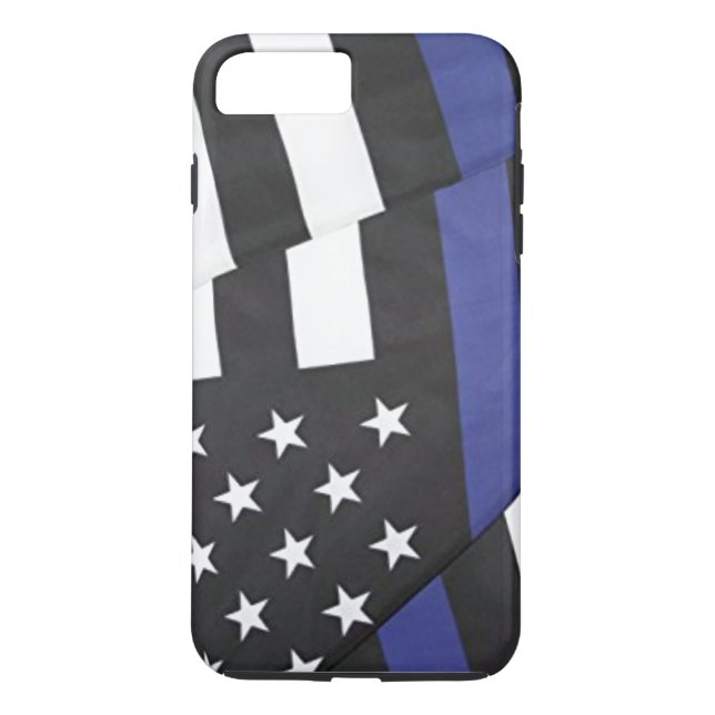 Blue Lives Matter Flag Phone Case (Back)