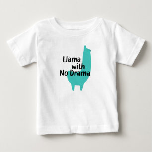 Blue Llama Baby T-Shirt