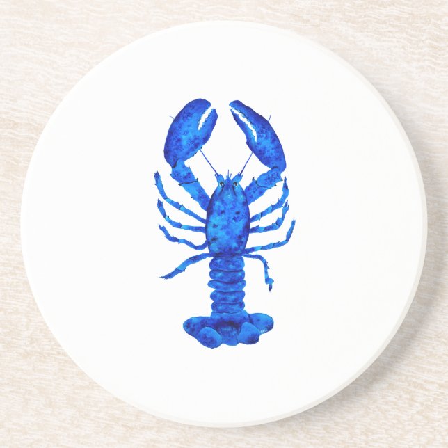Blue Lobster Coaster (Front)