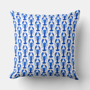 Blue Lobster Cushion