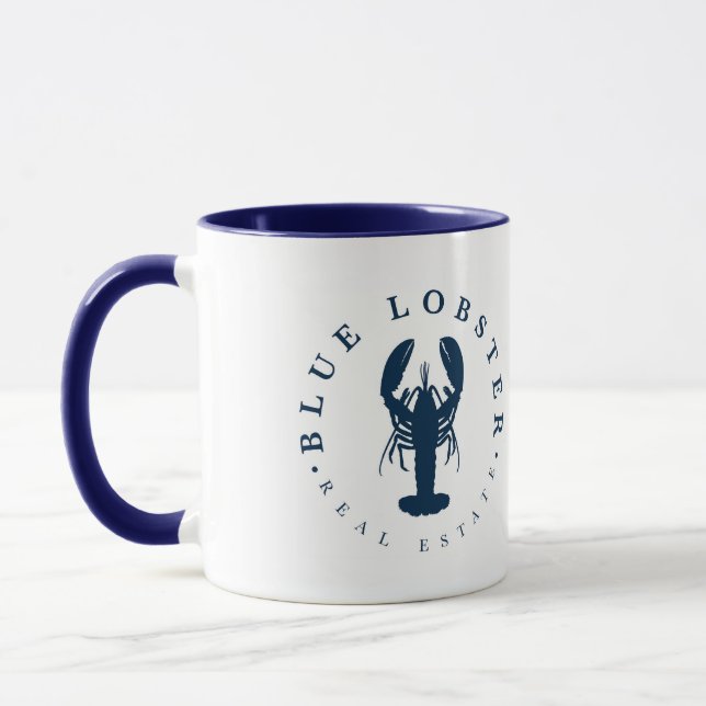 Blue Lobster Real Estate 11oz mug (Left)
