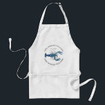 Blue Lobster Standard Apron<br><div class="desc">Personalized Blue Lobster themed aprons for your next Lobster Bake Party or seafood event.  
It features a watercolor styled illustration of a blue lobster.  Surrounding this are spots for your unique name and birth year information.</div>