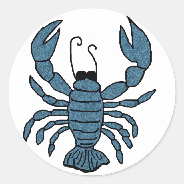 Blue Lobster stickers (Front)