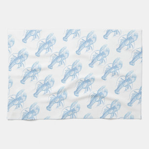 Blue Lobster Tea Towel