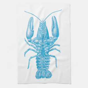 Blue Lobster Tea Towel