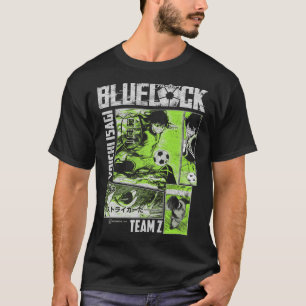 Blue Lock Yoichi Isagi Split Soccer Panels T-Shirt