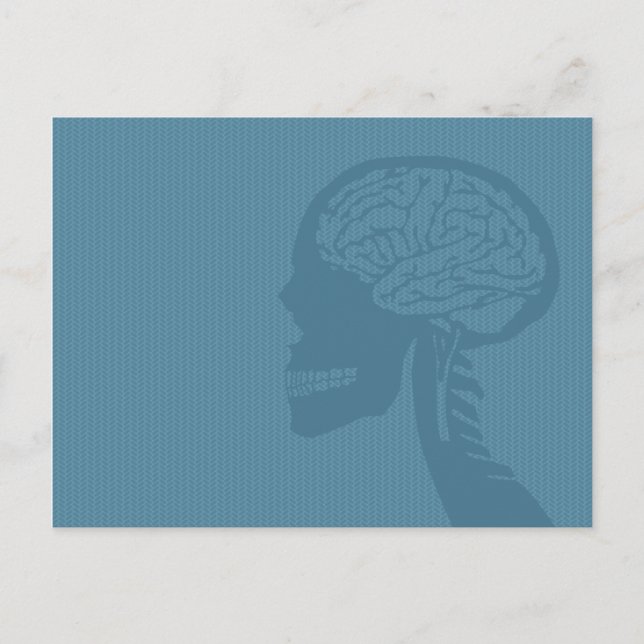 blue logicskull postcard (Front)
