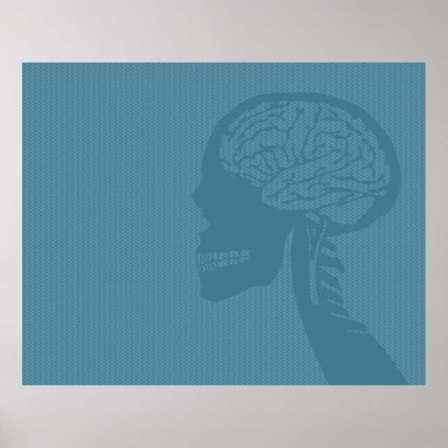 blue logicskull poster (Front)