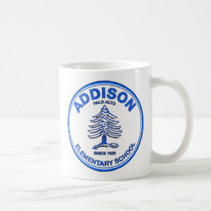 Blue logo coffee mug