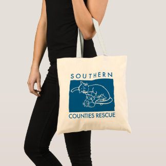 Blue Logo Tote Bag