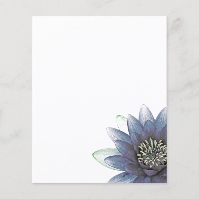 Blue Lotus Custom Flyer (Front)