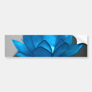 Blue Lotus Flower Bumper Sticker