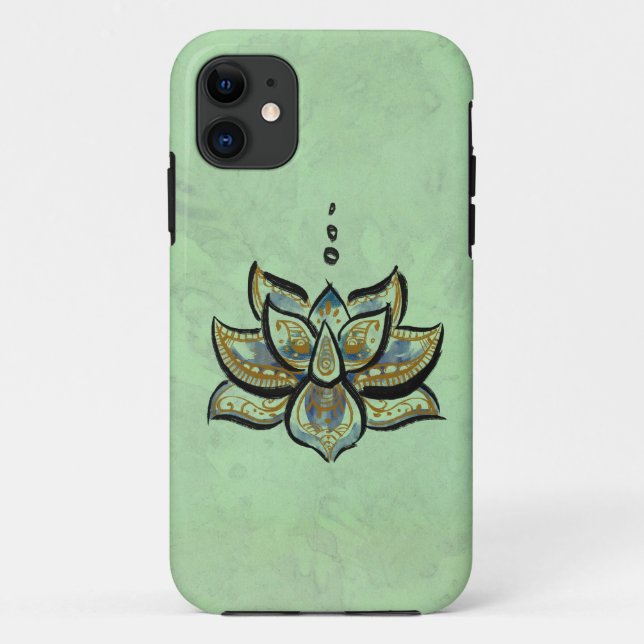 Blue Lotus Flower iPhone 5/5s case (Back)