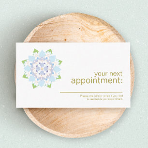 Blue Lotus Health and Wellness Appointment Card