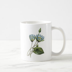 blue lotus(Nymphaea caerulea) by Redouté Coffee Mug