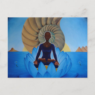 Blue Lotus Postcard