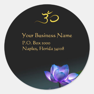 Blue lotus stickers