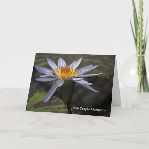 Blue Lotus • Sympathy Card