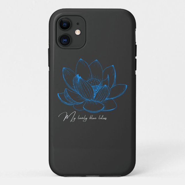 Blue Louts iPhone / iPad case (Back)