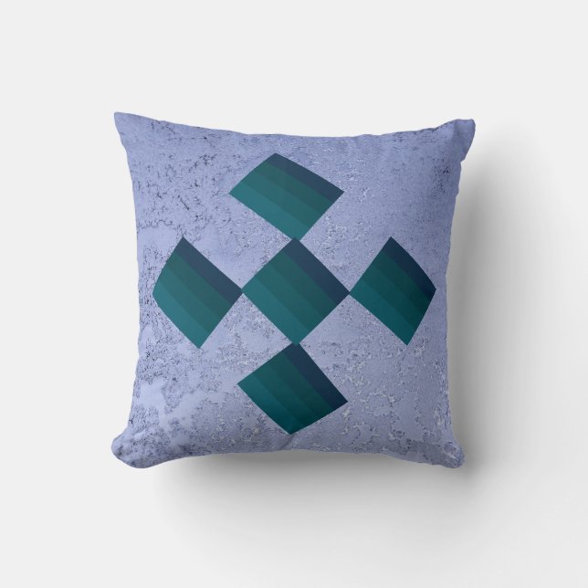 Blue lover throw pillow (Front)