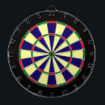 Blue, Lt Yellow, Green, Red Metal Cage Dartboard<br><div class="desc">Blue,  Light Yellow,  Green,  and Red Metal Cage Dartboard with black by the numbers will give hours of fun to your man cave. Though this can be for anyone in the family to use. Colours of red,  brown,  blue,  gold,  and more are in an array of majestic colours.</div>