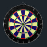 Blue, Lt Yellow, Green, Red Metal Cage Dartboard<br><div class="desc">Blue,  Light Yellow,  Green,  and Red Metal Cage Dartboard with black by the numbers will give hours of fun to your man cave. Though this can be for anyone in the family to use. Colours of red,  brown,  blue,  gold,  and more are in an array of majestic colours.</div>