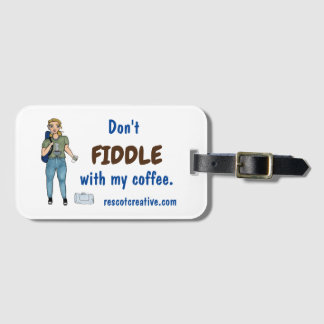 Blue Luggage Tag