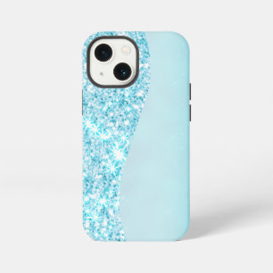 Blue Luxury Modern gradient galaxy glitter star iPhone 13 Mini Case