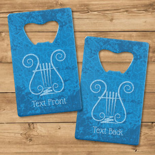 Blue Lyre Background