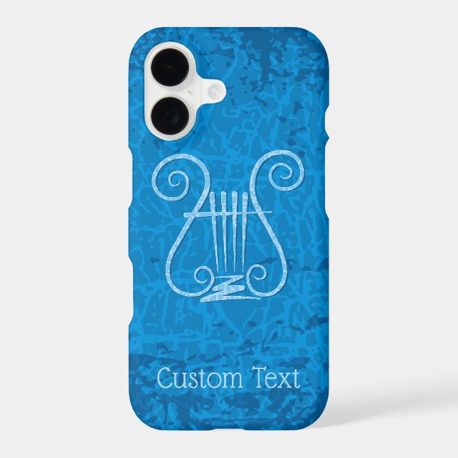 Blue Lyre Background (Back)