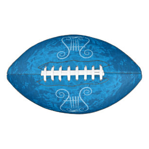 Blue Lyre Background American Football