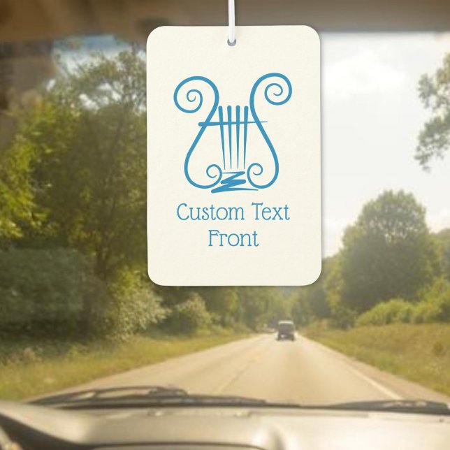 Blue Lyre Car Air Freshener (Creator Uploaded)