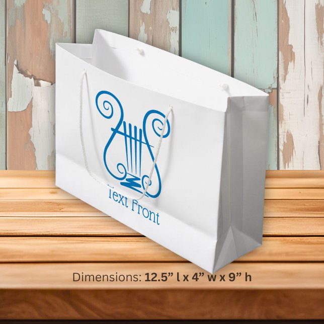 Blue Lyre Large Gift Bag (Creator Uploaded)