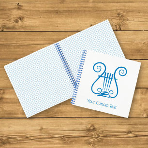 Blue Lyre Notebook