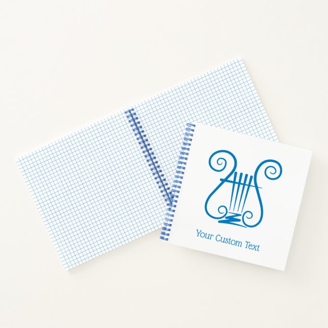 Blue Lyre Notebook (Inside)
