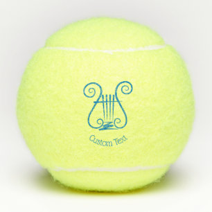 Blue Lyre Tennis Balls