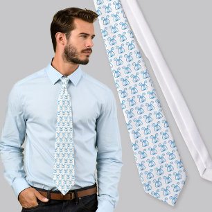 Blue Lyre Tie