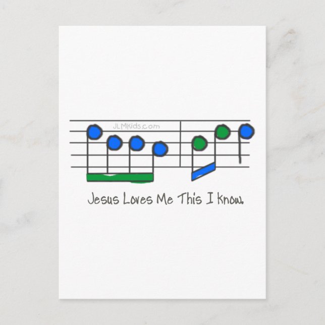 Blue Lyrics Postcard (Front)