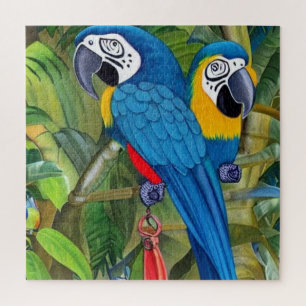 Blue macaws jigsaw puzzle