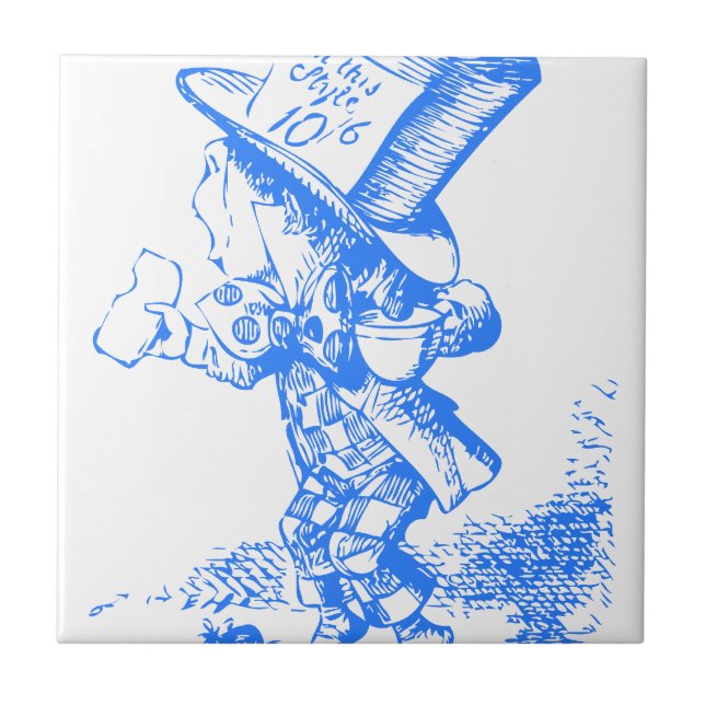 Blue Mad Hatter Tile (Front)