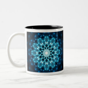 Blue Madala Two-Tone Coffee Mug