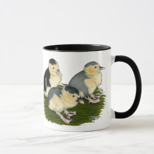 Blue Magpie Ducklings Mug