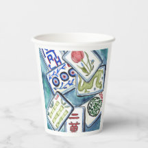 Blue Mahjong Tiles