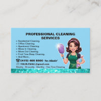 Blue Maid Janitorial Lady Cleaning Service